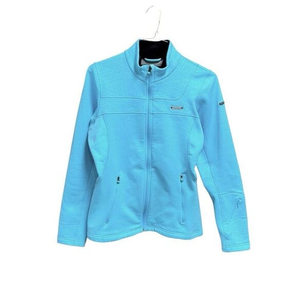 Under Armour Women’s Blue Design FullZip Jacket Size Medium - Picture 1 of 6